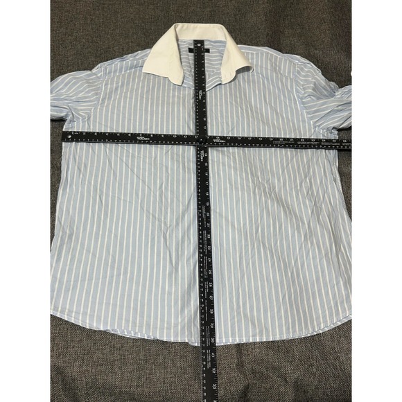 Prague Striped Men's Size 18 34-35 Long Sleeve Shirt - Picture 4 of 7